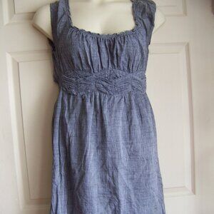 max studio dress short sleeves hobo gray size s